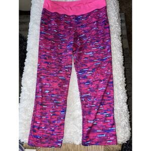 Champion Girls Sz. 14/16 Multicolor Pink Crop Sport Leggings. Cute, Comfortable